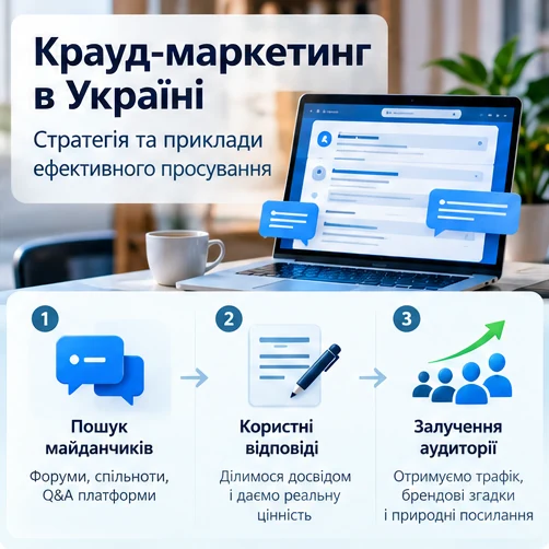 Крауд-маркетинг: стратегія — практична схема