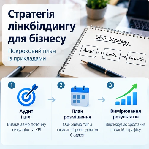 Стратегія лінкбілдингу — практична схема
